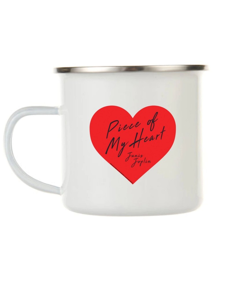 Janis Joplin Piece Of My Heart ™ Camping Mug $10.00 Drinkware