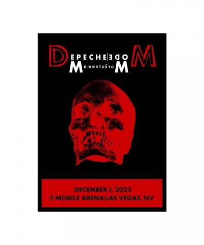 Depeche Mode Memento Mori Tour 2023 Las Vegas Screen Print Poster Limited Edition $18.50 Decor