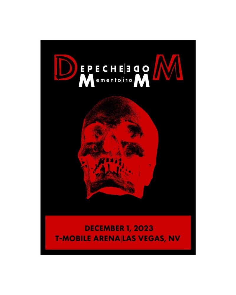 Depeche Mode Memento Mori Tour 2023 Las Vegas Screen Print Poster Limited Edition $18.50 Decor