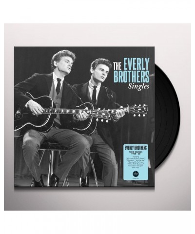 The Everly Brothers SINGLES (HEAVYWEIGHT BLUE VINYL) Vinyl Record $11.05 Vinyl