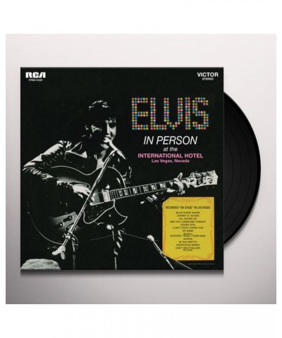 Elvis Presley IN PERSON AT THE INTERNATIONAL HOTEL LAS VEGAS (180G CLEAR GOLD-BLUE SWIRL VINYL/LTD POSTER) Vinyl Record $18.7...