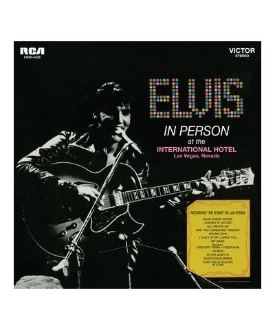 Elvis Presley IN PERSON AT THE INTERNATIONAL HOTEL LAS VEGAS (180G CLEAR GOLD-BLUE SWIRL VINYL/LTD POSTER) Vinyl Record $18.7...