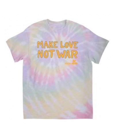 Woodstock T-Shirt | Make Love Not War Distressed Tie Dye Shirt $9.43 Shirts