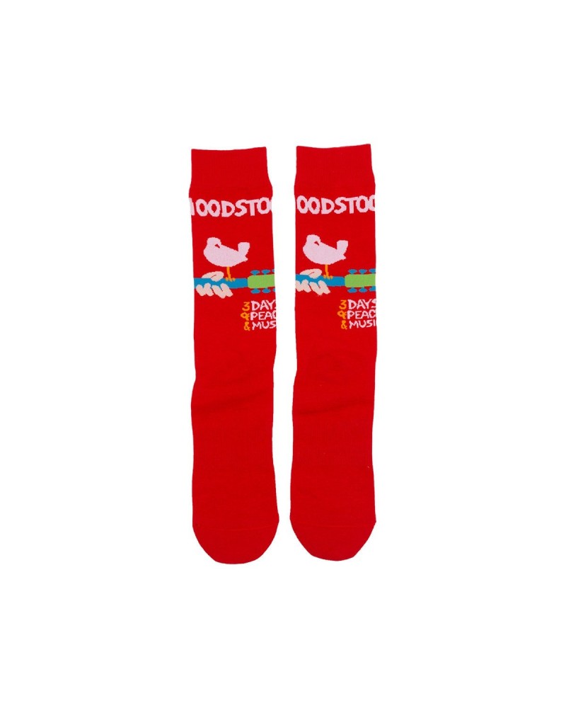 Woodstock 3 Days of Peace Socks $2.94 Footware