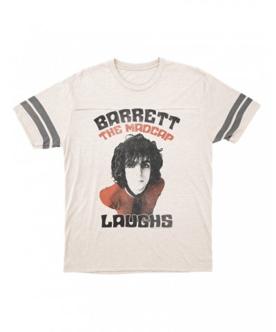 Syd Barrett T-Shirt | Vintage Distressed Vintage Madcap Laughs Football Shirt $12.19 Shirts