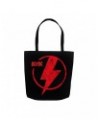 AC/DC Tote Bag | Logo Lightning Bolt Red Distressed Bag $10.90 Bags