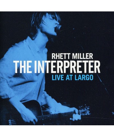 Rhett Miller INTERPRETER LIVE AT LARGO CD $6.65 CD