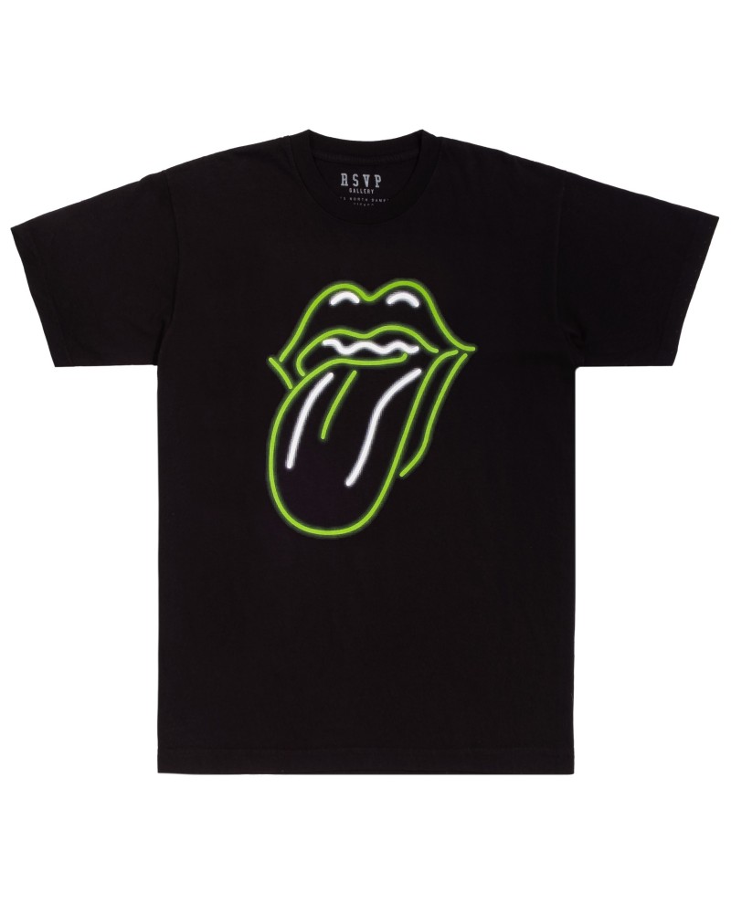 The Rolling Stones RSVP GALLERY X STONES NEON LOGO T-SHIRT $17.00 Shirts