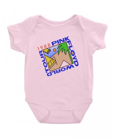 Pink Floyd Baby Short Sleeve Bodysuit | '88 World Tour Bodysuit $6.98 Kids