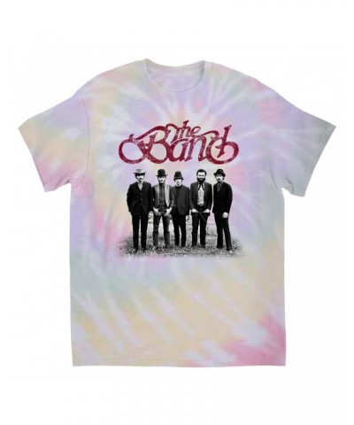 The Band T-Shirt | Group Photo And Logo Distressed Tie Dye Shirt $8.35 Shirts