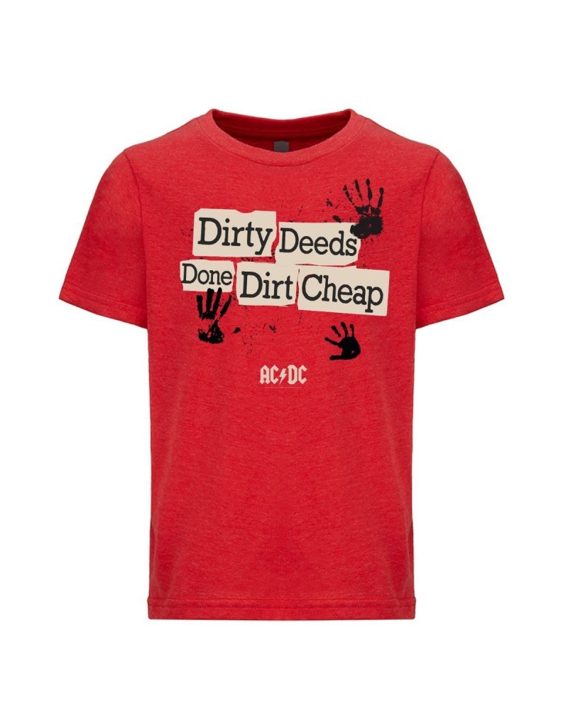 AC/DC Dirty Hands Youth Tee $11.50 Kids