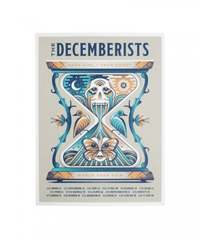 The Decemberists Your Girl/Your Ghost' 2018 Tour Poster - 18" x 24" $9.30 Decor