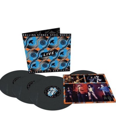 The Rolling Stones STEEL WHEELS LIVE: ATLANTIC CITY NEW JERSEY Vinyl Record $31.50 Vinyl