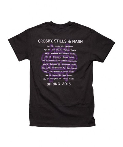 Crosby Stills & Nash CSN "2015 Photo/Itinerary" T-Shirt $14.10 Shirts