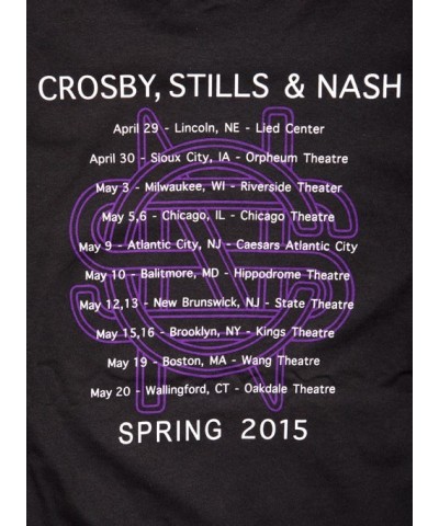 Crosby Stills & Nash CSN "2015 Photo/Itinerary" T-Shirt $14.10 Shirts