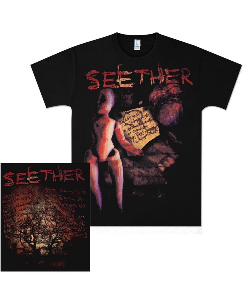 Seether 2010 Tour Date T-Shirt $2.10 Shirts