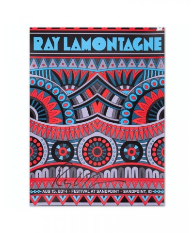 Ray LaMontagne 2014 Sandpoint ID Event Poster (signed) $11.70 Decor