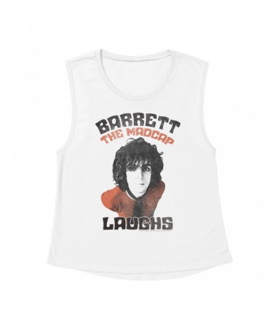 Syd Barrett Ladies' Muscle Tank Top | Vintage Distressed Vintage Madcap Laughs Shirt $10.21 Shirts