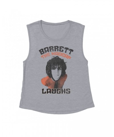 Syd Barrett Ladies' Muscle Tank Top | Vintage Distressed Vintage Madcap Laughs Shirt $10.21 Shirts