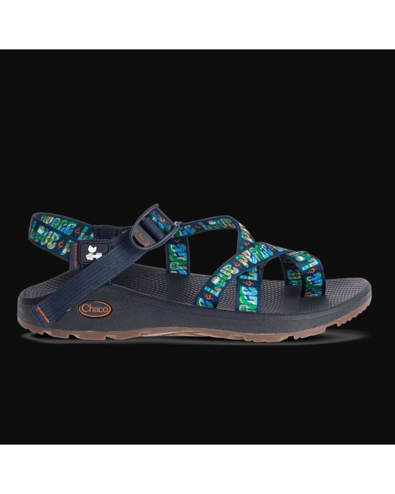 Woodstock Chaco Woodstock Mens Z Cloud 2 Peace Navy Sandals $23.10 Footware